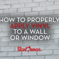 How To Properly Apply Vinyll To a Window or Wall