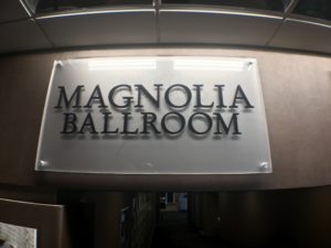 Magnolia Ballroom Acrylic Signage