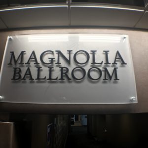 Magnolia Ballroom Acrylic Signage