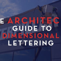 Architects guide to dimensional lettering