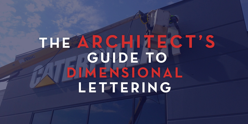 Architects guide to dimensional lettering